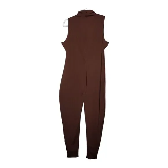 SKIMS All-in-One Mock Neck Sleeveless Unitard - Cocoa Bodysuit Size 3X - Picture 2 of 10